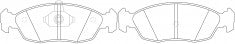 NIBK, Brake Pad, DB1339, PN0170, BENDIX AUS
