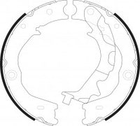 NIBK, Brake Shoes, 58350-4DA00, FN0689, HYUNDAI