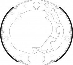 ยางเบรก, NIBK, 58350-4DA00, FN0689, HYUNDAI (017694)