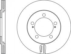 Rotor Disc, NIBK, 55211-65D13, RN1140V, SUZUKI (016870)