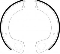 NIBK, Brake Shoes, NR-3042, FN6680, AKEBONO