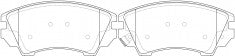 NIBK, Brake Pad, DB1925, PN34002, BENDIX AUS