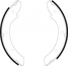 NIBK, Brake Shoes, RTC3403, FN0605, LAND ROVER