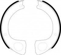 NIBK, Brake Shoes, 1-46220-003-0, FN4433, ISUZU