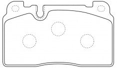 ผ้าเบรค NIBK AN-4809K, PN0894, AKEBONO (009693)