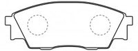ผ้าเบรค NIBK, A-253K, PN7181, AKEBONO (018767)