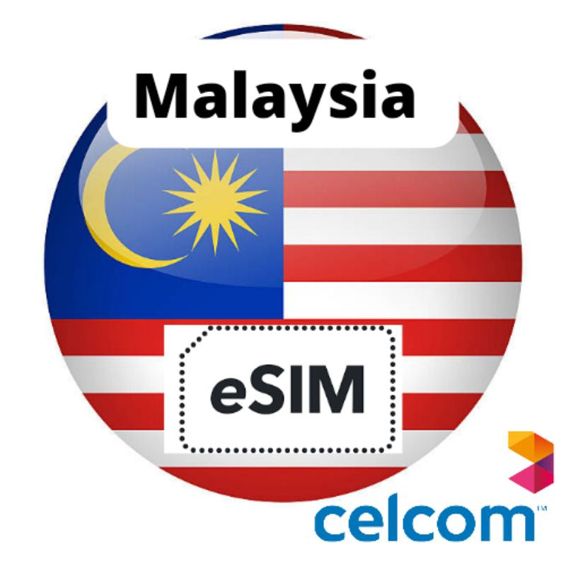 ซิมการ์ดมาเลเซีย ข้อมูลไม่จำกัด (eSIM)