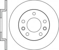 Rotor Disc, NIBK, 16 107 619 80, RN1862, PEUGEOT (018608)