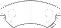 NIBK, Brake Pad, A-329WK, PN7305, AKEBONO