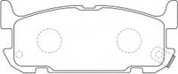 ผ้าเบรค NIBK, A-647WK, PN5487, AKEBONO (018067)