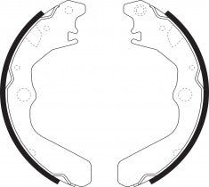 NIBK, Brake Shoes, NN-5535, FN9952, AKEBONO