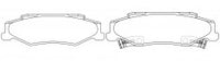 NIBK, Brake Pad, 88952501, PN0769, CHEVROLET