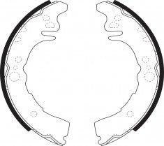 NIBK, Brake Shoes, 04495-B5020, FN0038, DAIHATSU