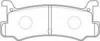 NIBK, Brake Pad, A-209K, PN6353, AKEBONO