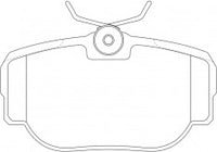 NIBK, Brake Pad, DB1130, PN0009, BENDIX