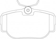 NIBK, Brake Pad, DB1130, PN0009, BENDIX