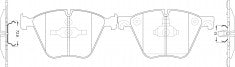 NIBK, Brake Pad, 34 11 6 783 554, PN0494, BMW