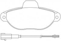 NIBK, Brake Pad, 571523B, PN0287W, BENDIX EUR