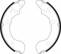 NIBK, Brake Shoes, NN-2071, FN1223, AKEBONO