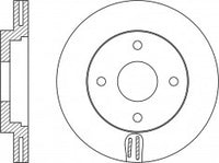 Rotor Disc, NIBK, 1 523 795, RN1672V, FORD (017292)