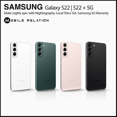 Samsung Galaxy S22 5G | S22+ S22 Plus 256GB 5G | S22 Ultra 5G | Samsung Singapore အာမခံ 1 နှစ်