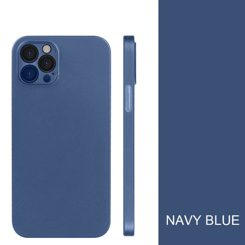 สำหรับ iPhone 11 12 13 Pro Max Ultra Thin PP Matte Case