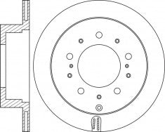 Rotor Disc, NIBK, 42431-0C010, RN1267V, TOYOTA (019067)