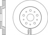 Rotor Disc, NIBK, 562217B, RN1183V, BENDIX (019171)