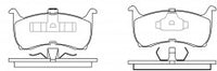 NIBK, Brake Pad, DB1108X, PN0615, BENDIX