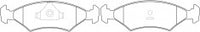 NIBK, Brake Pad, 571291B, PN0231, BENDIX EUR