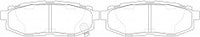 NIBK, Brake Pad, AN-766WK, PN7803, AKEBONO