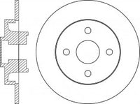 Rotor Disc, NIBK, 4249.34, RN1744H, CITROEN (016954)
