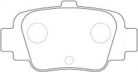 NIBK, Brake Pad, 572415B, PN2210, BENDIX EUR