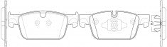 NIBK, Brake Pad, D1924-9149, PN0747, FMSI