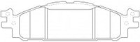 NIBK, Brake Pad, D1508, PN0622, BENDIX