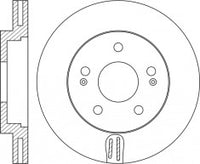 แผ่นโรเตอร์, NIBK, 51712-1M000, RN1412V, HYUNDAI (017509)