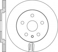 Rotor Disc, NIBK, 4H0615601D, RN1734V, AUDI (009702)
