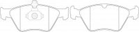 NIBK, Brake Pad, DB1341, PN0033, BENDIX