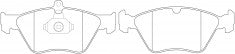ผ้าเบรค NIBK DB1341 PN0033 BENDIX (018587)
