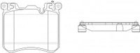 NIBK, Brake Pad, 34 11 4 073 048, PN0495, BMW