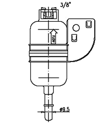 JS,, Petrol Filter (INJECTOR & CARBURETOR), 10290491, FS819J, OPEL