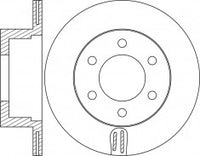 Rotor Disc, NIBK, 4615A097, RN1634V, MITSUBISHI (018284)