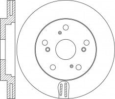 จานโรเตอร์, NIBK, 45251TX4A00, RN1663V, HONDA (009472)