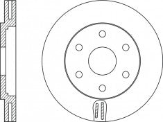 Rotor Disc, NIBK, 40206-EA00A, RN1317V, NISSAN (018436)