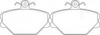 NIBK, Brake Pad, 571330B, PN0251, BENDIX EUR