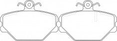 NIBK, Brake Pad, 571330B, PN0251, BENDIX EUR