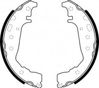 NIBK, Brake Shoes, K2383, FN2383, KASHIYAMA