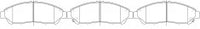 NIBK, Brake Pad, 45022-STX-A00, PN28001, ACURA