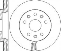 Rotor Disc, NIBK, 4249.24, RN1850V, CITROEN (016968)
