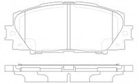 NIBK, Brake Pad, A-714K, PN0540, AKEBONO
